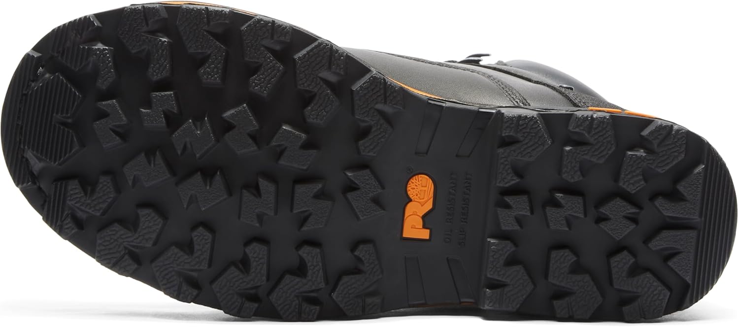 Size 8.5 Color Black Timberland PRO Men's 6 Inch Boondock Comp Toe WP Ins Industrial Work Boot